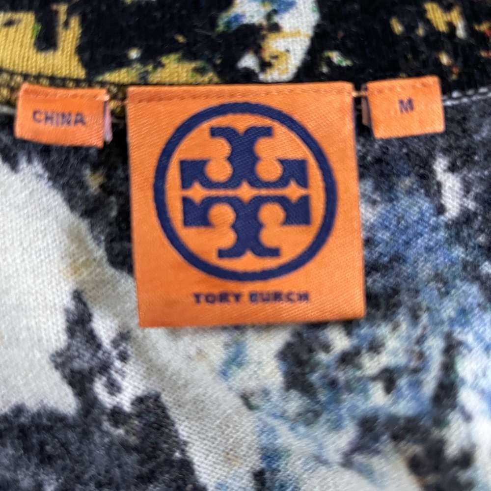 Tory Burch Simone Patterned Abstract Cardigan Mer… - image 8
